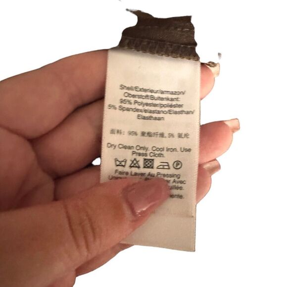 DKNY Faux Suede Side-Draped Sheath Dress Toffee NWOT Sz‎ 10 - Picture 5 of 5